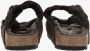 Birkenstock Shearling Sandalen met Logogespen Brown Heren - Thumbnail 6