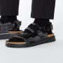 Birkenstock Shinjuku Nubuck Leren Sandaal Black Heren - Thumbnail 14