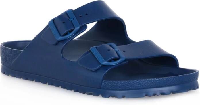 Birkenstock Marineblauwe EVA Slippers voor Heren Blauw Heren