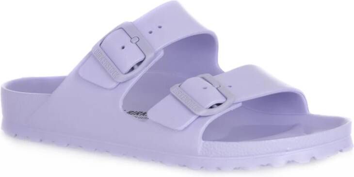 Birkenstock Paarse EVA Sliders Grijs Heren