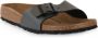 Birkenstock Madrid Dames Slippers Metallic Black Narrow fit | Zwart | Imitatieleer - Thumbnail 34