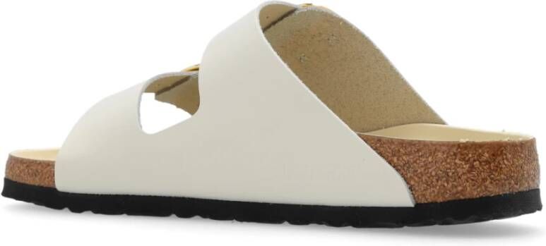 Birkenstock Arizona Big Buckle slides Beige Dames