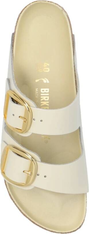 Birkenstock Arizona Big Buckle slides Beige Dames