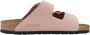 Birkenstock Klassieke Big Buckle Nubuck Leren Sandaal Pink Dames - Thumbnail 12