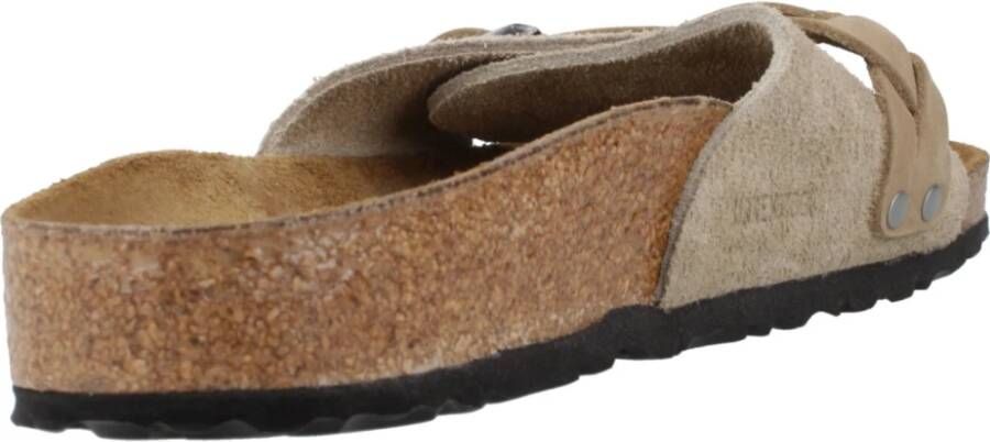 Birkenstock Sliders Beige Dames