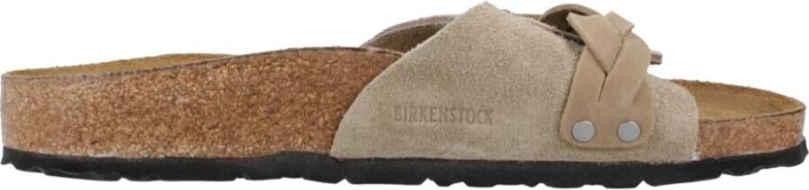 Birkenstock Sliders Beige Dames