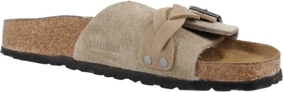 Birkenstock Sliders Beige Dames