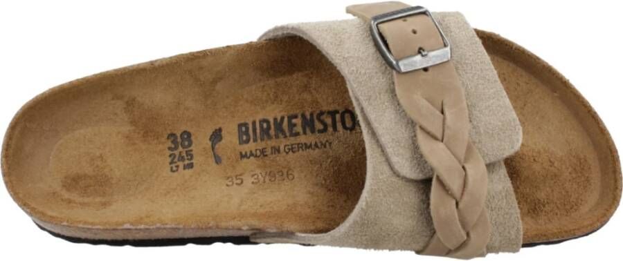 Birkenstock Sliders Beige Dames