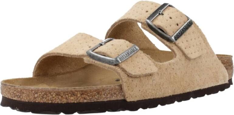 Birkenstock Sliders Beige Heren