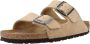 Birkenstock Arizona Leren Sandalen Beige - Thumbnail 6