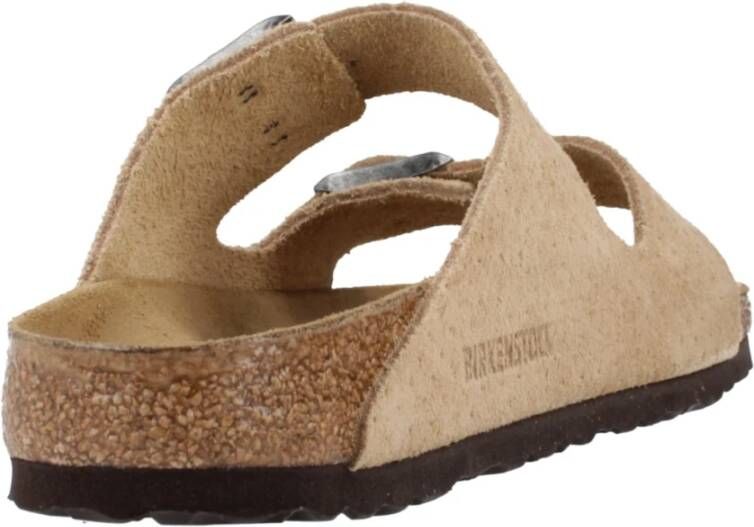 Birkenstock Sliders Beige Heren