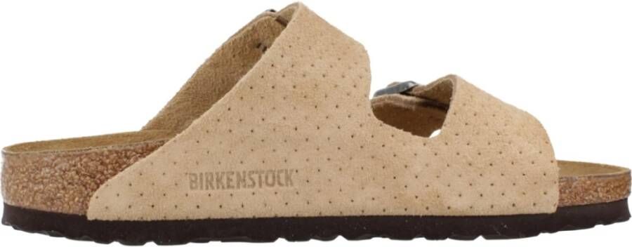 Birkenstock Sliders Beige Heren