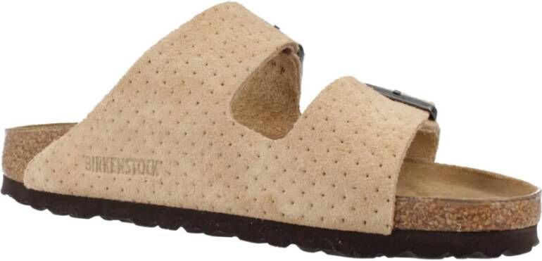 Birkenstock Sliders Beige Heren