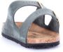 Birkenstock Madrid Buckle Nubuck Slippers Groen Green Dames - Thumbnail 6