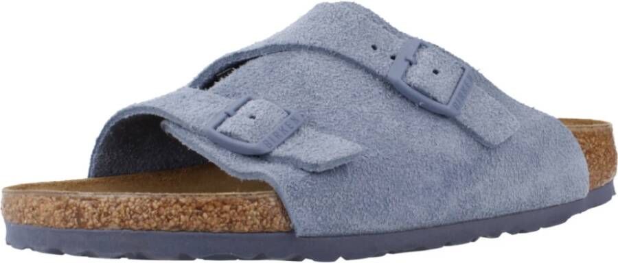 Birkenstock Sliders Blue Dames