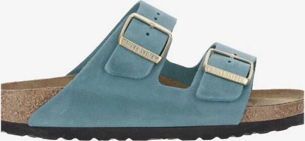 Birkenstock Sliders Blue Dames