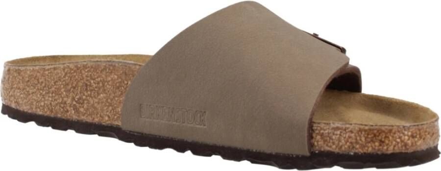 Birkenstock Sliders Brown Dames