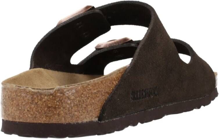 Birkenstock Sliders Brown Heren