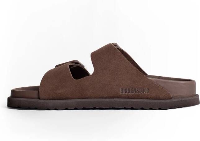 Birkenstock Sliders Brown Heren