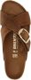 Birkenstock Siena Big Buckle Dames Slippers Cognac Narrow-fit - Thumbnail 14