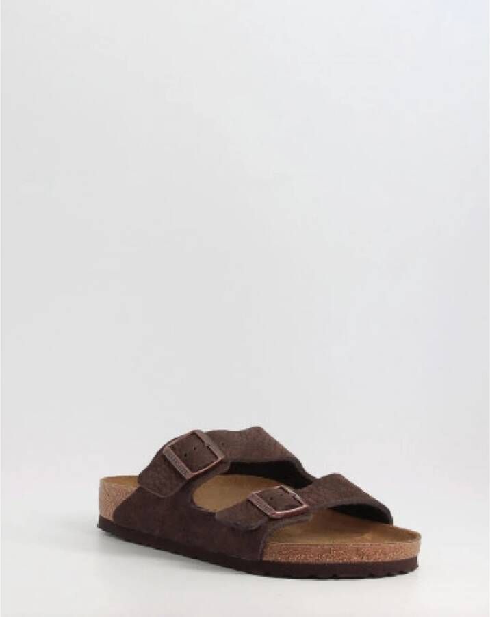 Birkenstock Bruine Arizona Sliders Bruin Heren