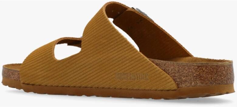 Birkenstock Sliders Bruin Heren