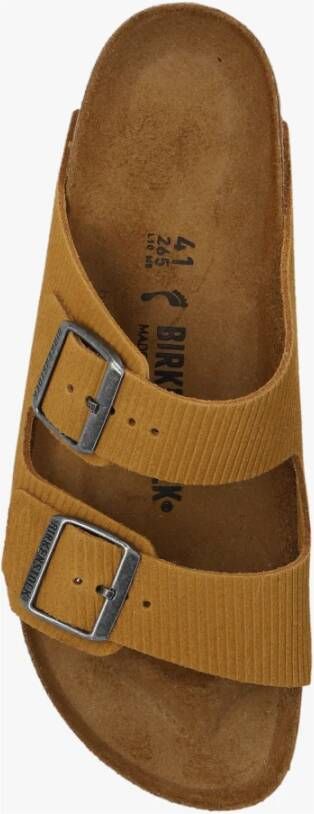 Birkenstock Sliders Bruin Heren