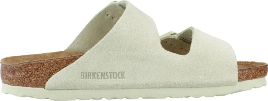 Birkenstock Sliders Green Dames