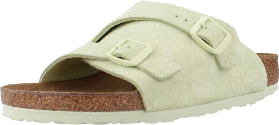 Birkenstock Sliders Green Dames