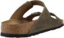 BIRKENSTOCK Arizona | Faded Khaki Kaki Leer Platte sandalen Unisex - Thumbnail 21