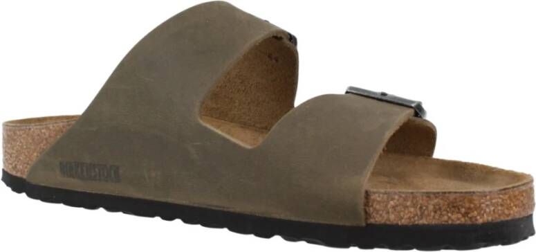 Birkenstock Sliders Green Heren