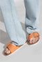 Birkenstock Slippers Madrid Grote Buckle Veg. Canvas-Extensie Streetwear Vrouwen - Thumbnail 3