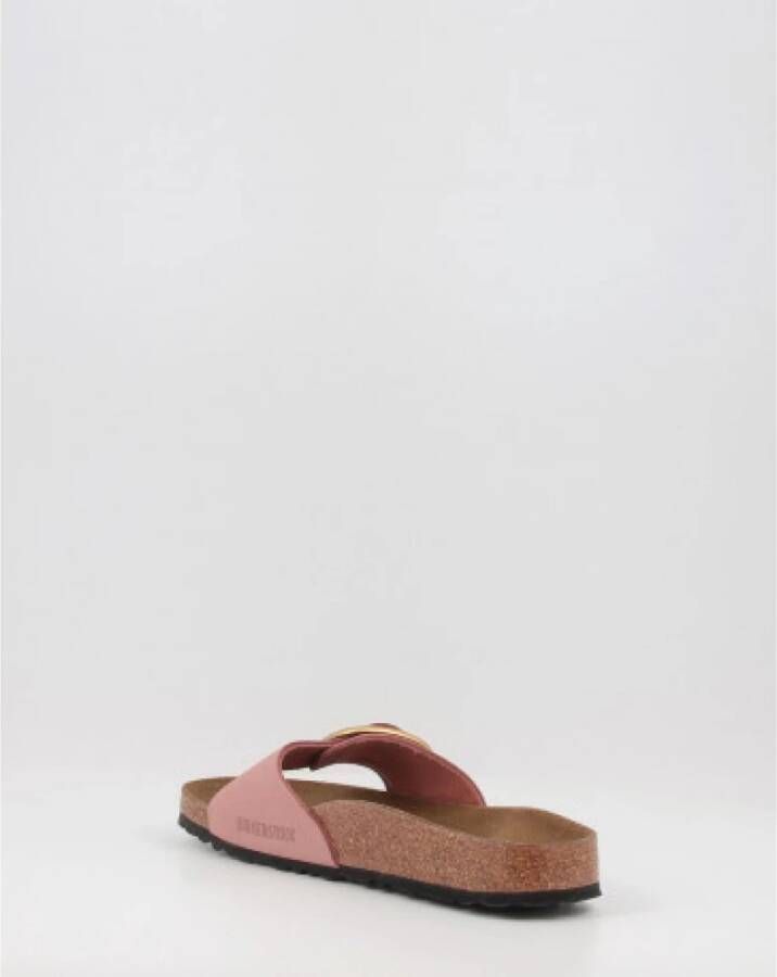 Birkenstock Madrid Big Buckle Sandalen Roze Dames