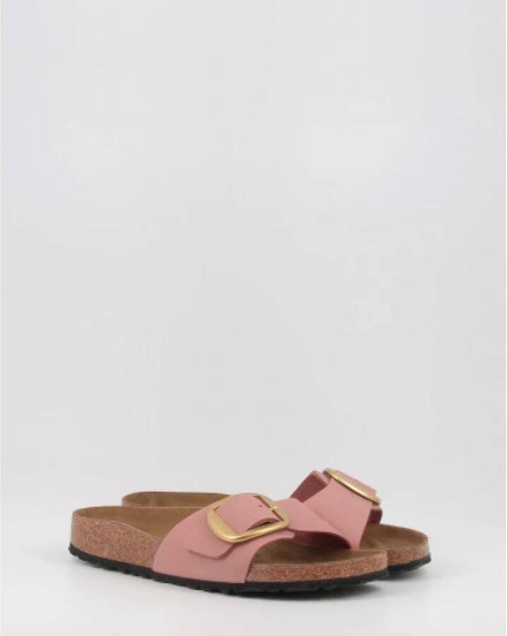 Birkenstock Madrid Big Buckle Sandalen Roze Dames