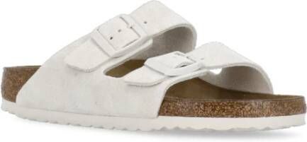 Birkenstock Sliders White Dames