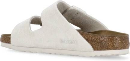 Birkenstock Sliders White Dames