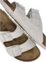 Birkenstock Arizona Antique White Suede Leren Sandalen Beige - Thumbnail 50