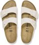 Birkenstock Arizona Antique White Suede Leren Sandalen Beige - Thumbnail 12