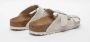 Birkenstock Arizona Antique White Suede Leren Sandalen Beige - Thumbnail 22