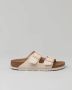 Birkenstock Arizona Eggshell Vegan Sandalen Wit Dames - Thumbnail 2