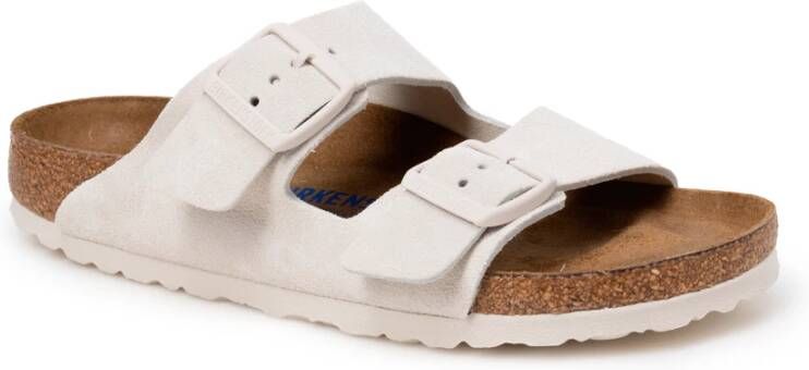 Birkenstock Schuifregelaars Wit Dames