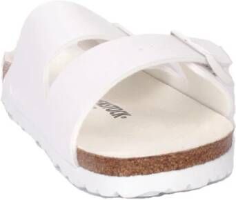 Birkenstock "Zomer Sliders Wit" Wit Dames