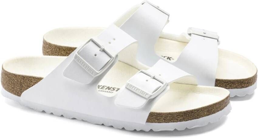 Birkenstock Sliders Klassieke Sandalen Wit Heren