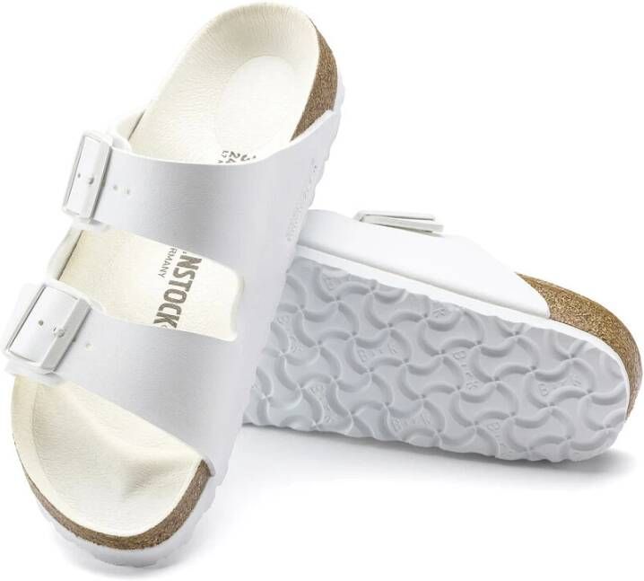 Birkenstock Sliders Klassieke Sandalen Wit Heren