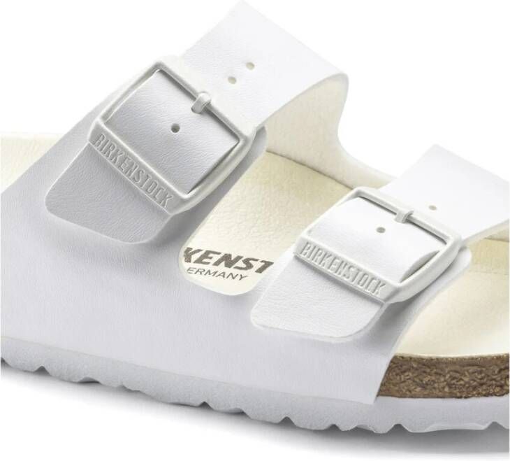 Birkenstock Sliders Klassieke Sandalen Wit Heren