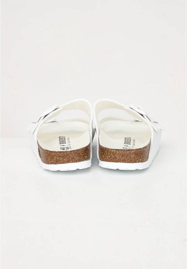 Birkenstock Sliders Wit Unisex