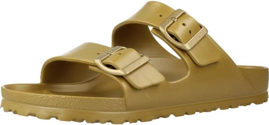 Birkenstock Sliders Yellow Dames