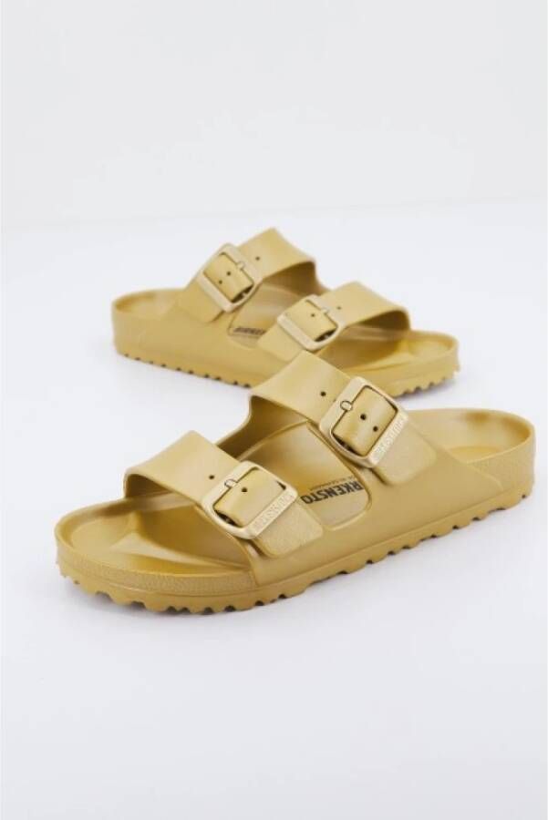 Birkenstock Sliders Yellow Dames