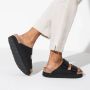 Birkenstock Sandals Arizona Platform Vegan Birko-Flor Black Dames - Thumbnail 12