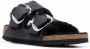 Birkenstock Arizona Big Buckle Shearling Sandaal Black Dames - Thumbnail 7